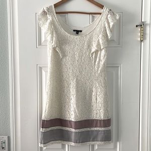 Lace dress.